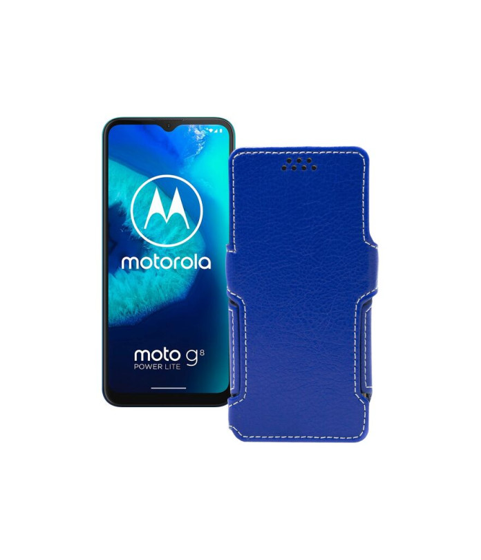 Чохол-книжка з екошкіри для телефону Motorola Moto G8 Power lite