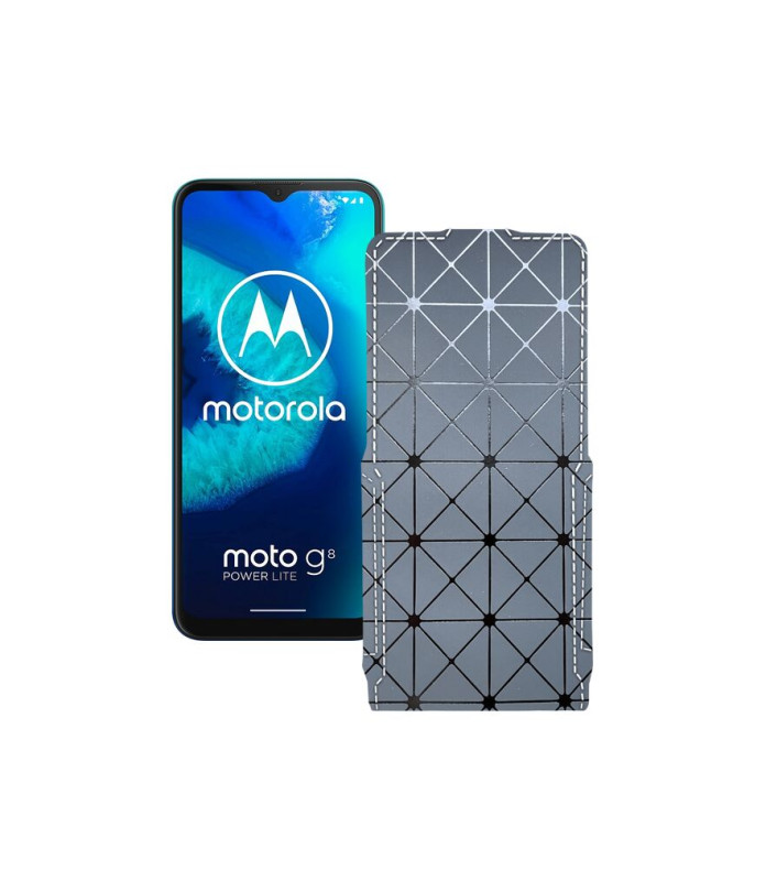 Чохол-флип з екошкіри для телефону Motorola Moto G8 Power lite