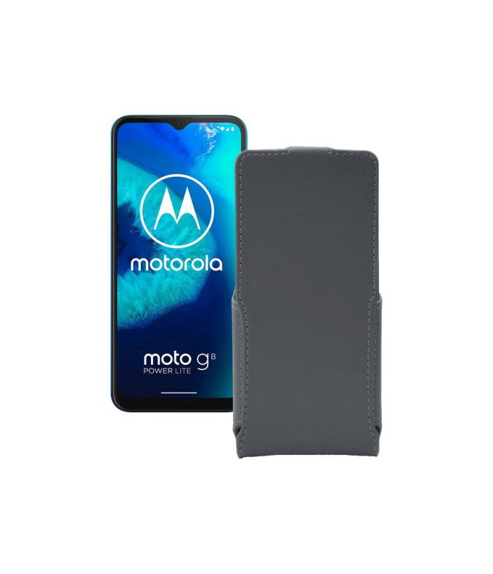 Чохол-флип з екошкіри для телефону Motorola Moto G8 Power lite