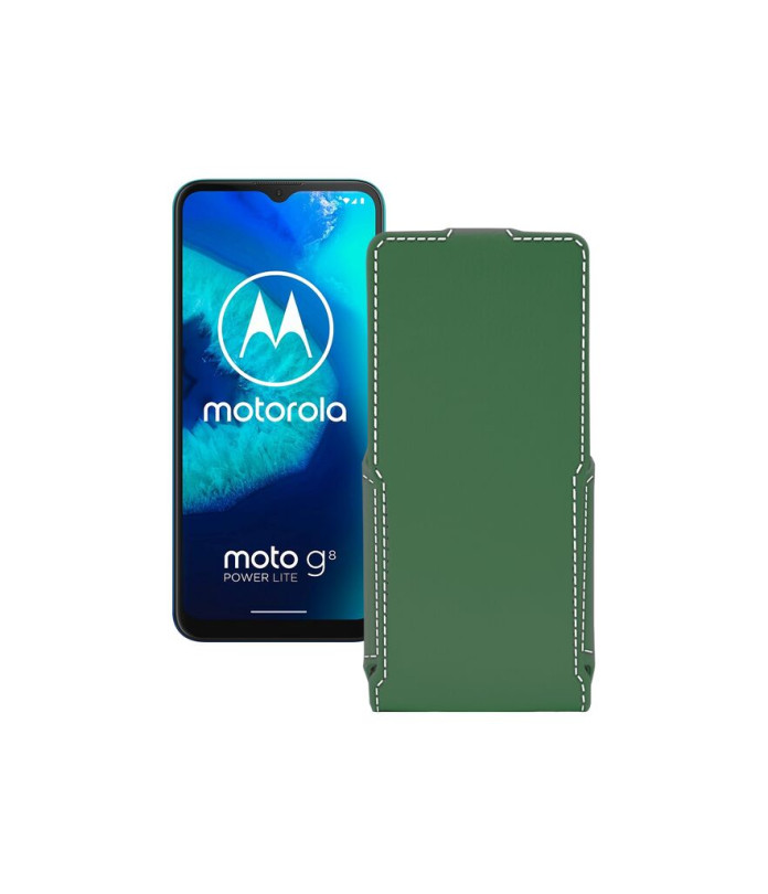 Чохол-флип з екошкіри для телефону Motorola Moto G8 Power lite