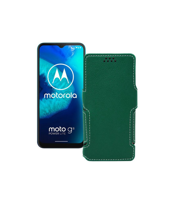 Чохол-книжка з екошкіри для телефону Motorola Moto G8 Power lite