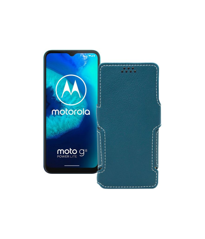 Чохол-книжка з екошкіри для телефону Motorola Moto G8 Power lite