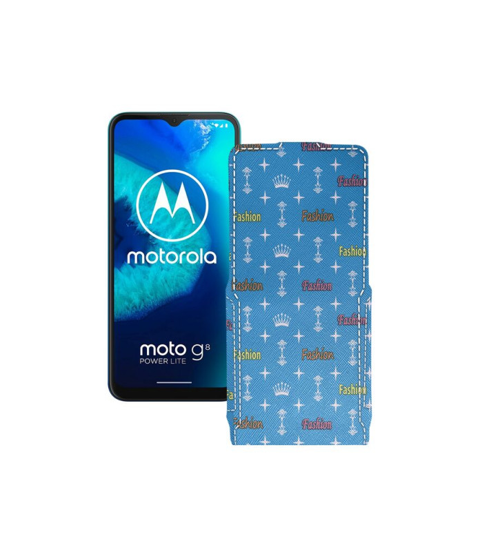 Чохол-флип з екошкіри для телефону Motorola Moto G8 Power lite