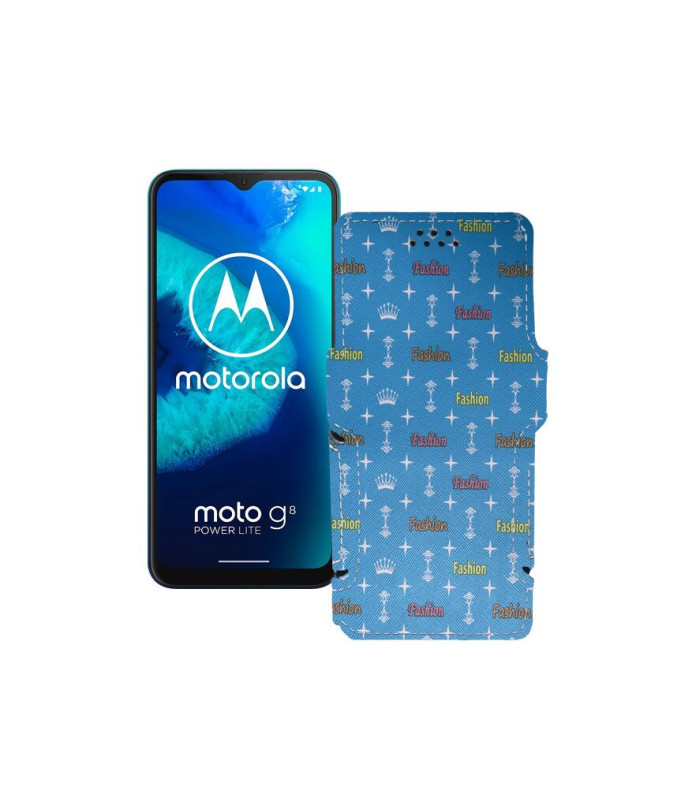 Чохол-книжка з екошкіри для телефону Motorola Moto G8 Power lite