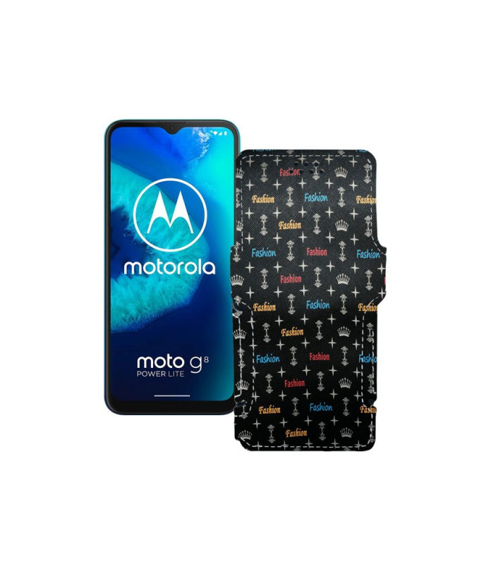 Чохол-книжка з екошкіри для телефону Motorola Moto G8 Power lite