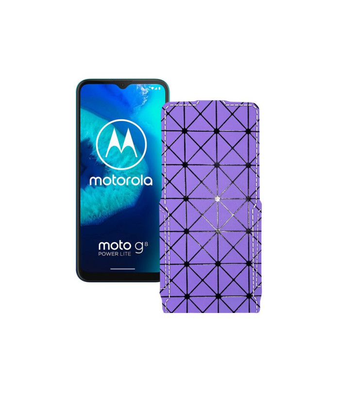 Чохол-флип з екошкіри для телефону Motorola Moto G8 Power lite