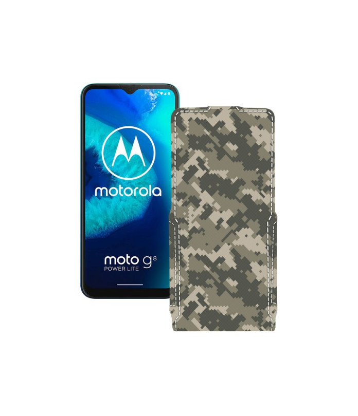 Чохол-флип з екошкіри для телефону Motorola Moto G8 Power lite