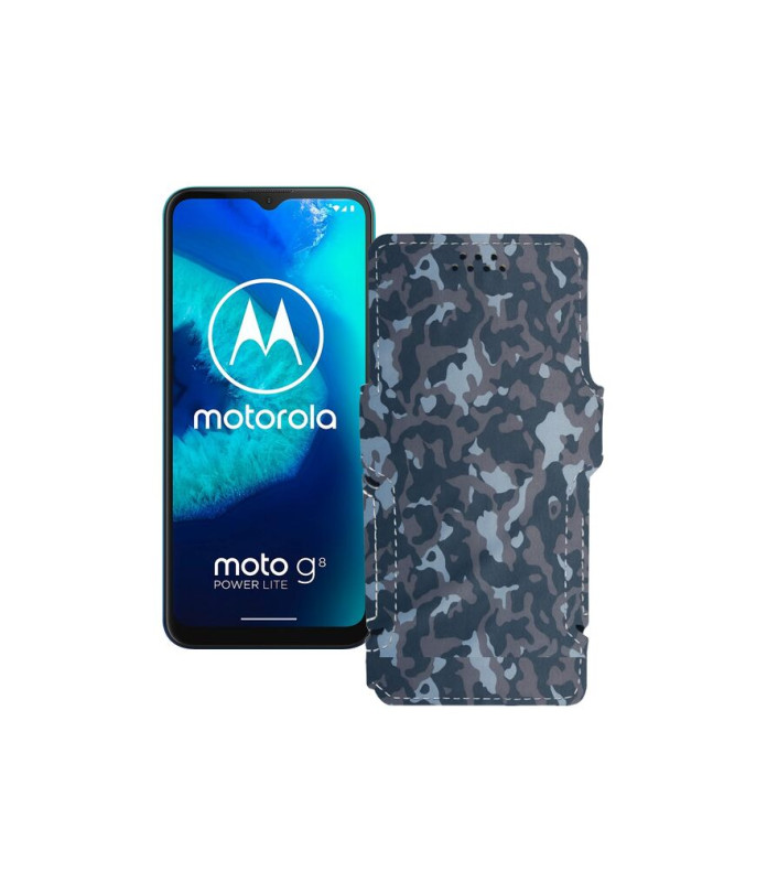 Чохол-книжка з екошкіри для телефону Motorola Moto G8 Power lite