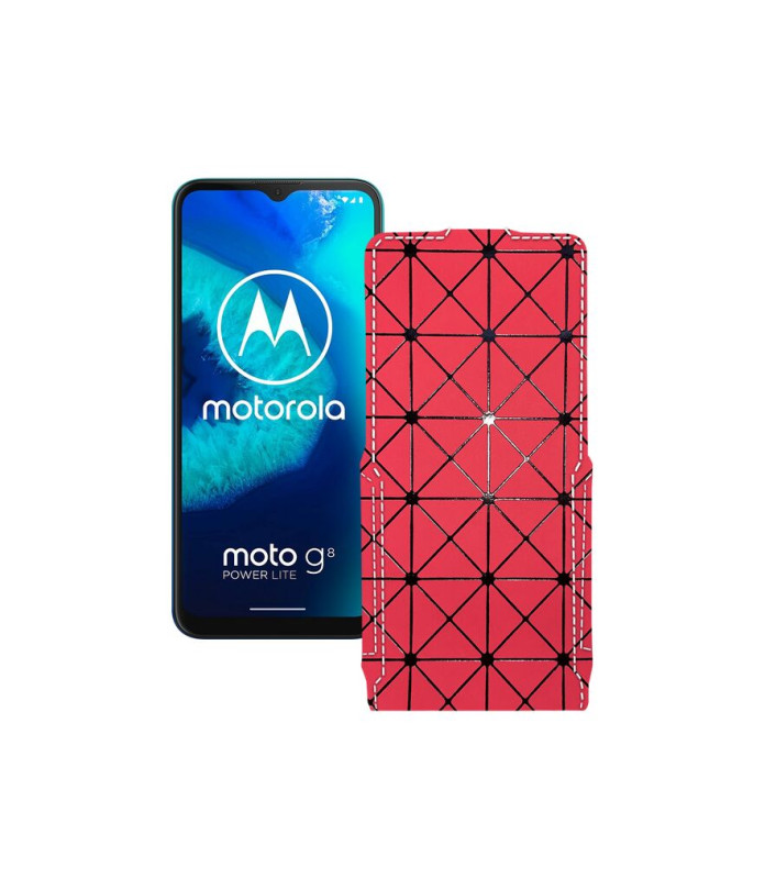 Чохол-флип з екошкіри для телефону Motorola Moto G8 Power lite