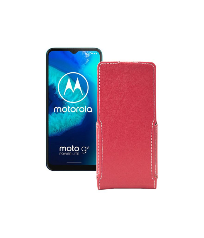 Чохол-флип з екошкіри для телефону Motorola Moto G8 Power lite