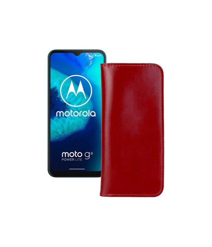 Портмоне з шкіри для телефону Motorola Moto G8 Power lite