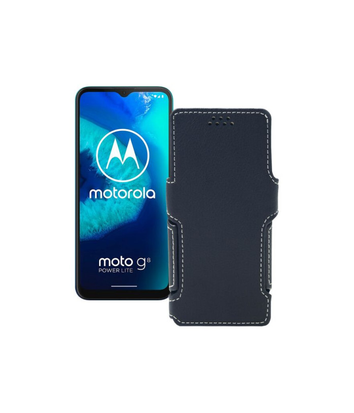 Чохол-книжка з екошкіри для телефону Motorola Moto G8 Power lite