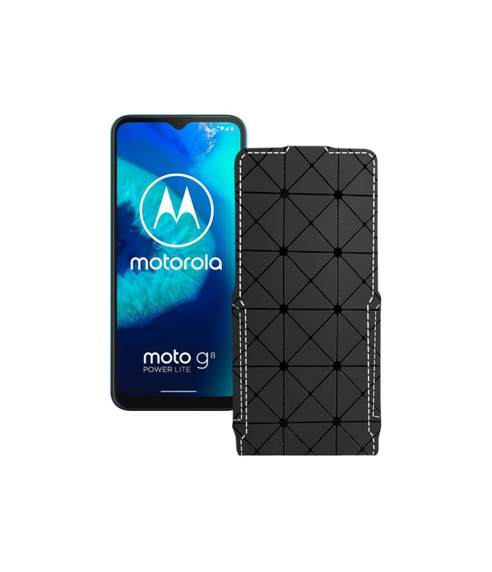 Чохол-флип з екошкіри для телефону Motorola Moto G8 Power lite