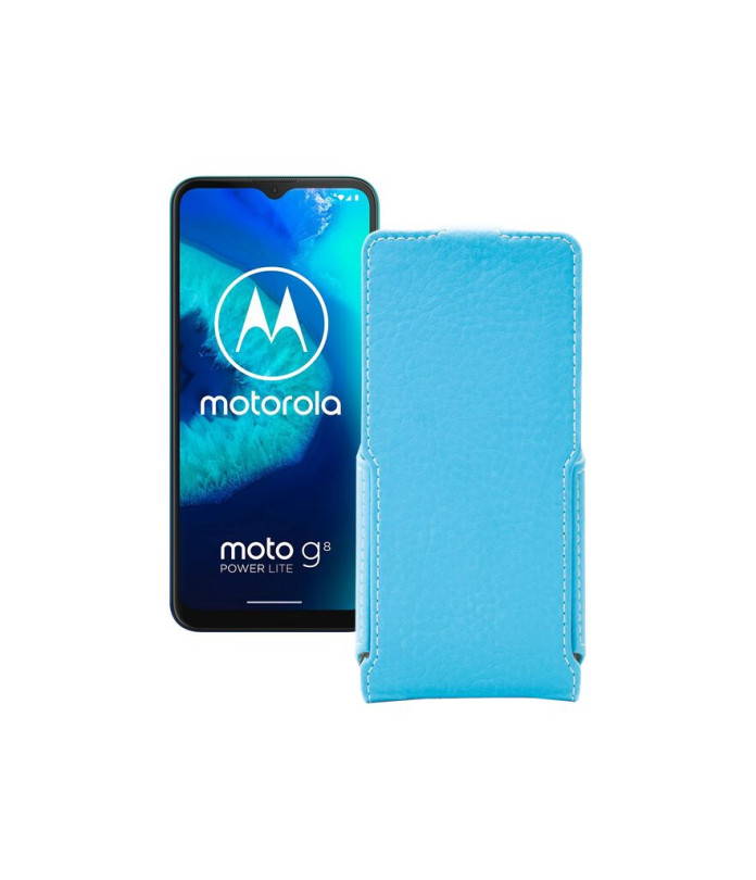 Чохол-флип з екошкіри для телефону Motorola Moto G8 Power lite