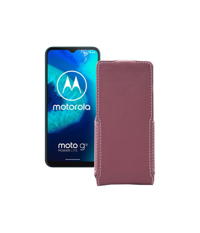 Чохол-флип з екошкіри для телефону Motorola Moto G8 Power lite