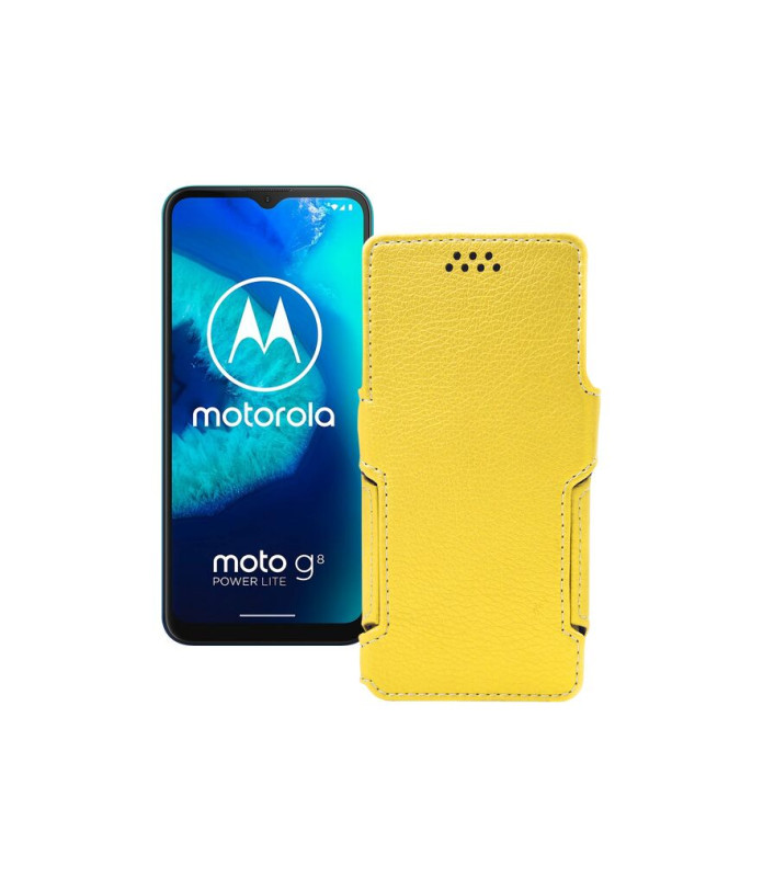 Чохол-книжка з екошкіри для телефону Motorola Moto G8 Power lite