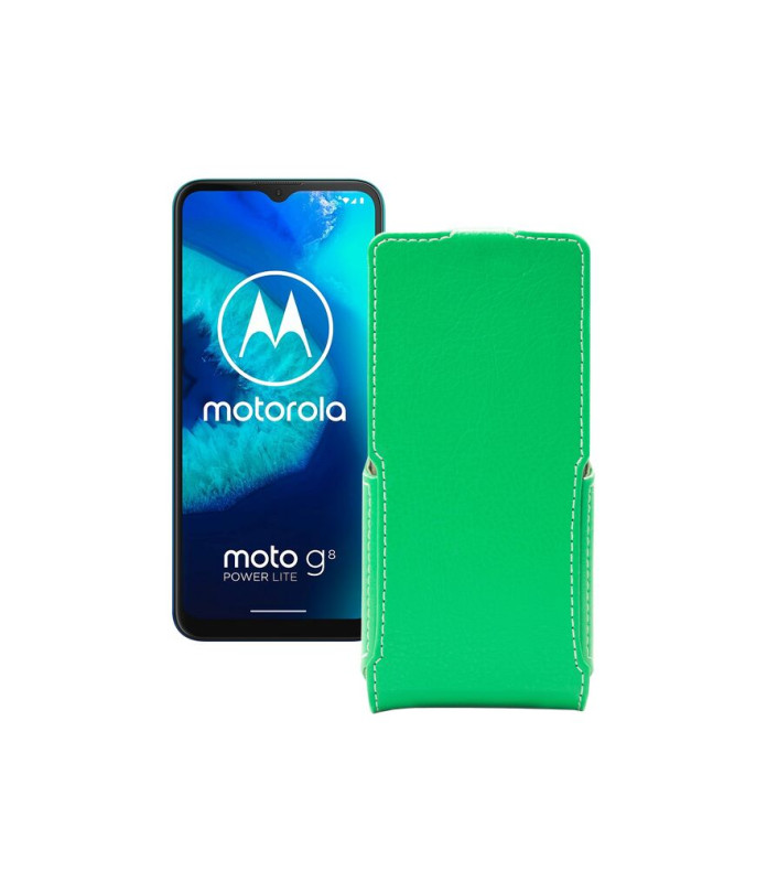 Чохол-флип з екошкіри для телефону Motorola Moto G8 Power lite