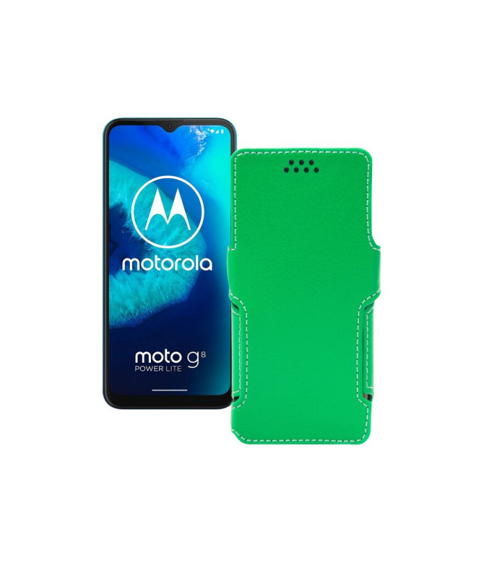 Чохол-книжка з екошкіри для телефону Motorola Moto G8 Power lite