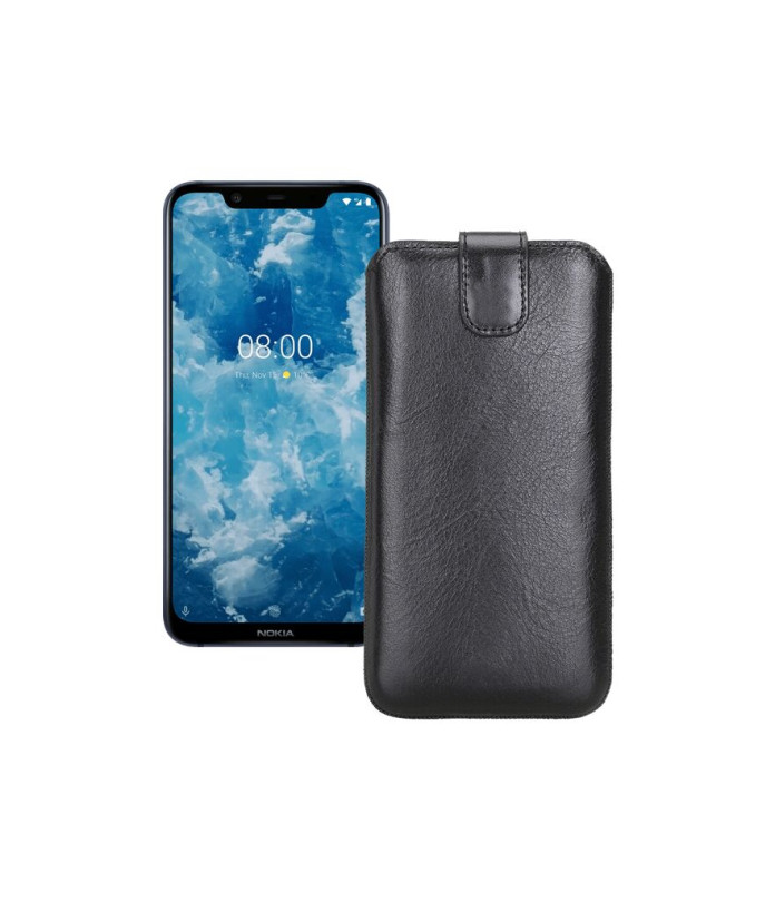 Витяжка з екошкіри для телефону Nokia 8.1 (nokia X7)