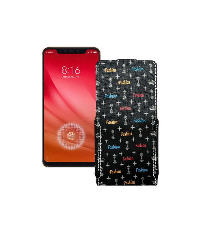 Чохол-флип з екошкіри для телефону Xiaomi Mi 8 Pro