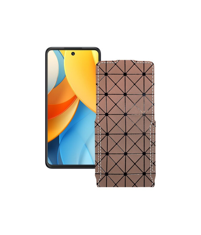 Чохол-флип з екошкіри для телефону ZTE Blade V60 Vito