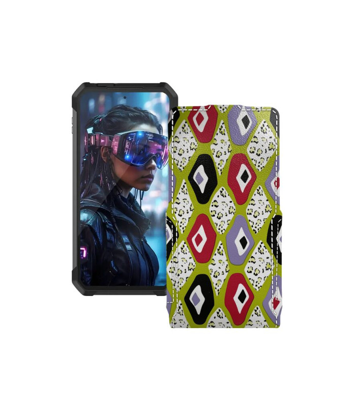 Чохол-флип з екошкіри для телефону Unihertz Tank 4