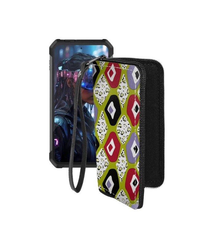 Чохол-гаманець з екошкіри для телефону Unihertz Tank 4