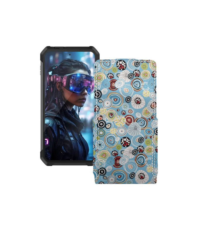 Чохол-флип з екошкіри для телефону Unihertz Tank 4