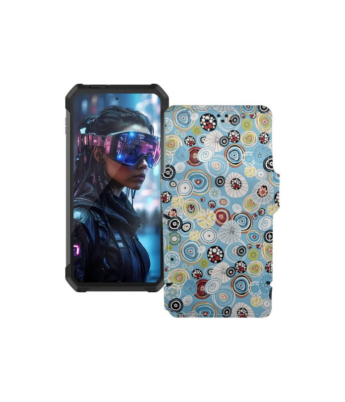 Чохол-книжка з екошкіри для телефону Unihertz Tank 4