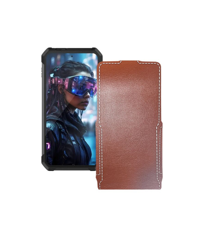 Чохол-флип з екошкіри для телефону Unihertz Tank 4