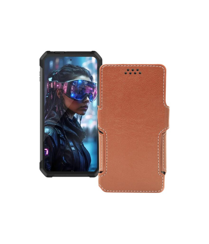 Чохол-книжка з екошкіри для телефону Unihertz Tank 4