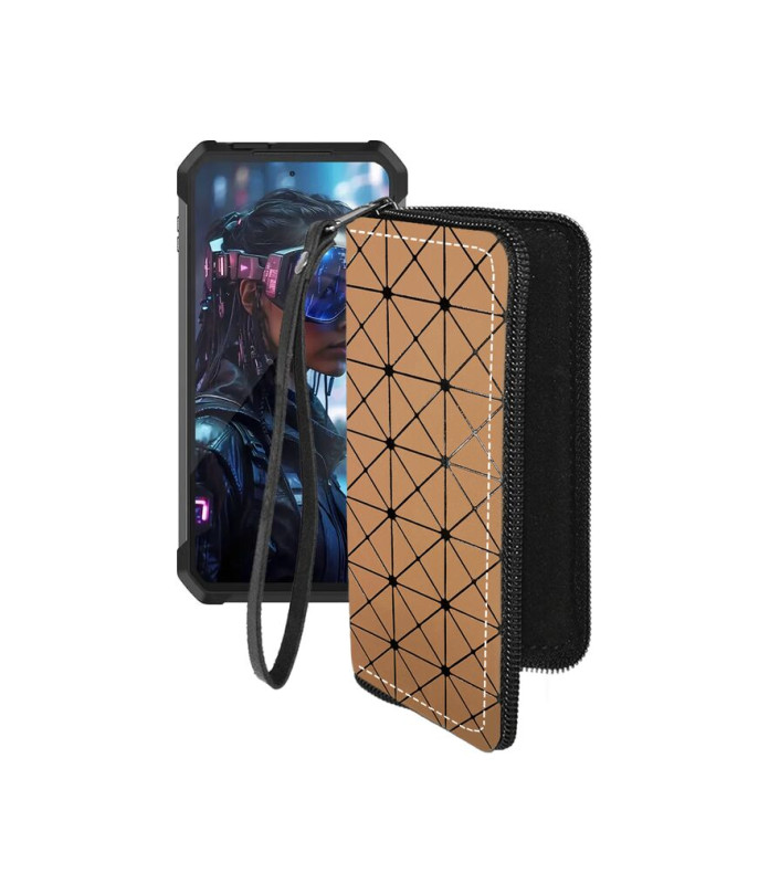 Чохол-гаманець з екошкіри для телефону Unihertz Tank 4