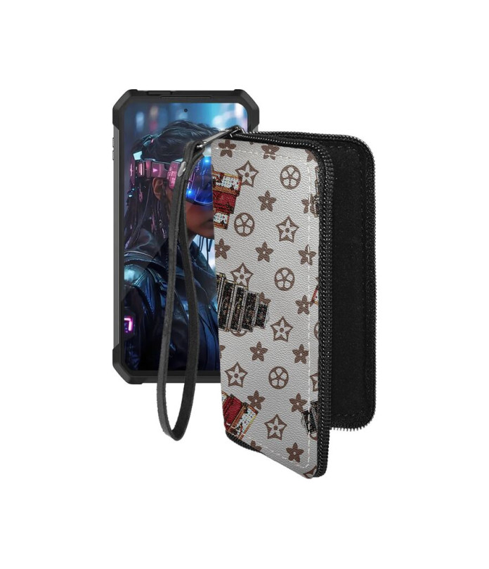 Чохол-гаманець з екошкіри для телефону Unihertz Tank 4