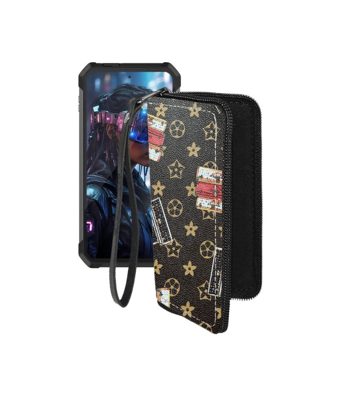 Чохол-гаманець з екошкіри для телефону Unihertz Tank 4