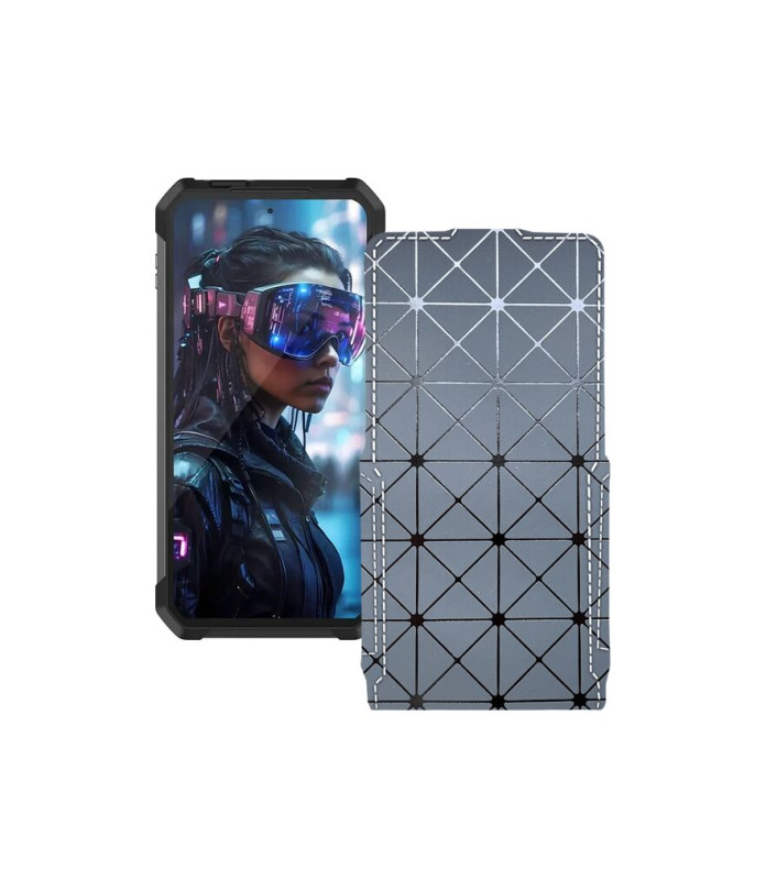 Чохол-флип з екошкіри для телефону Unihertz Tank 4