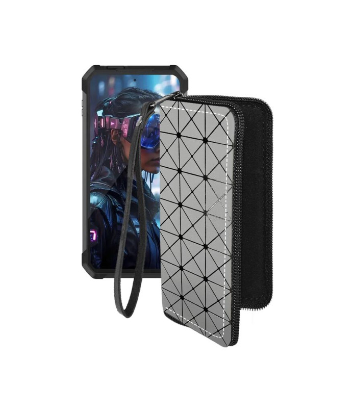 Чохол-гаманець з екошкіри для телефону Unihertz Tank 4