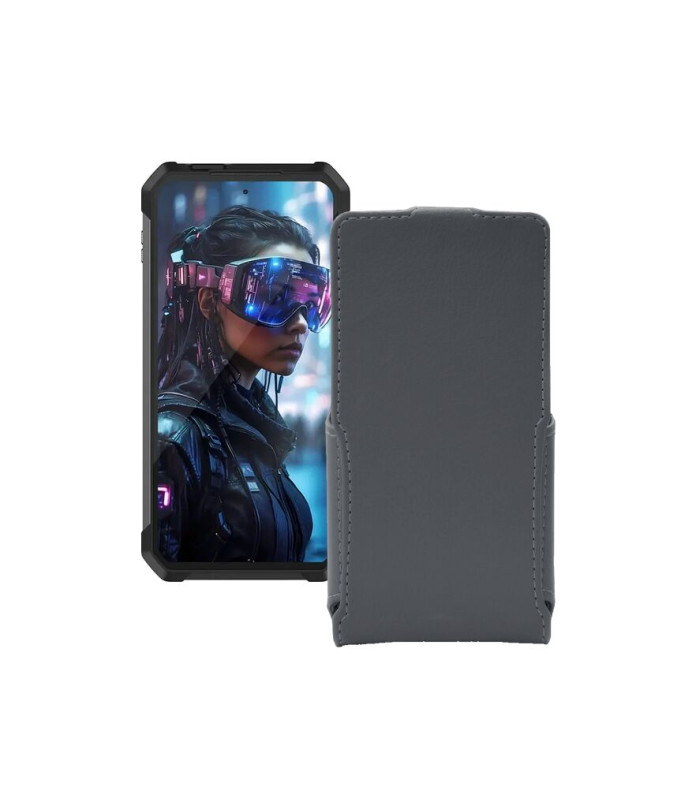 Чохол-флип з екошкіри для телефону Unihertz Tank 4