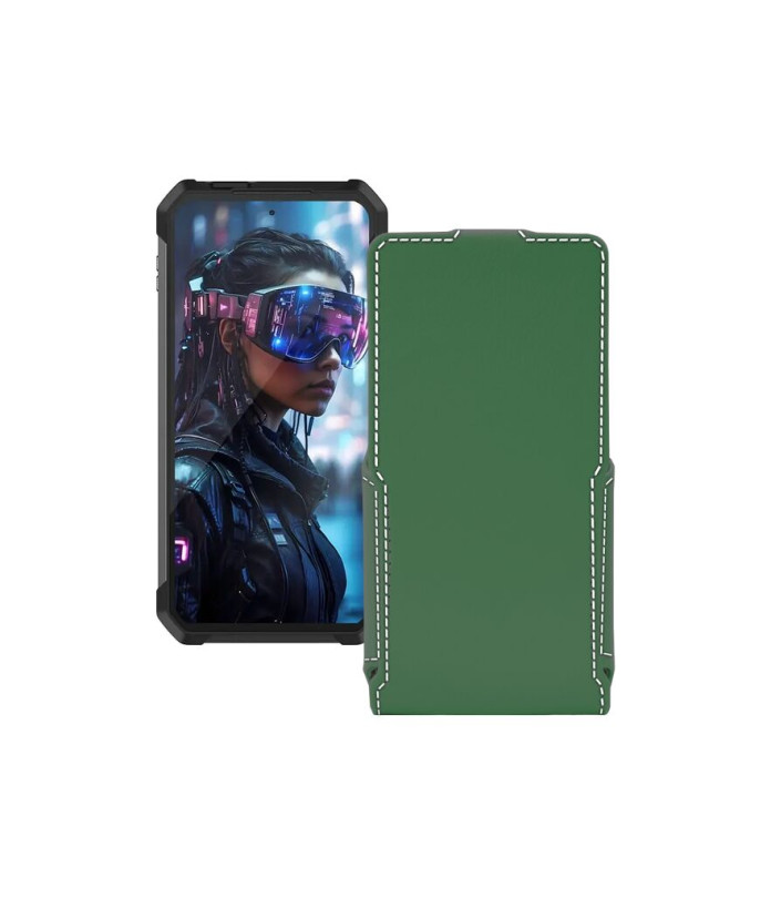 Чохол-флип з екошкіри для телефону Unihertz Tank 4