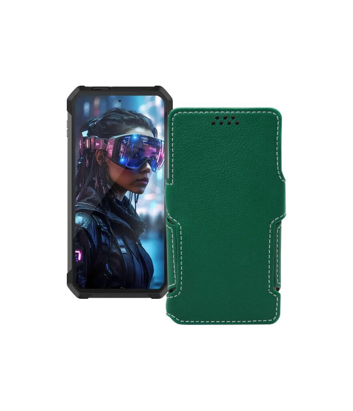 Чохол-книжка з екошкіри для телефону Unihertz Tank 4