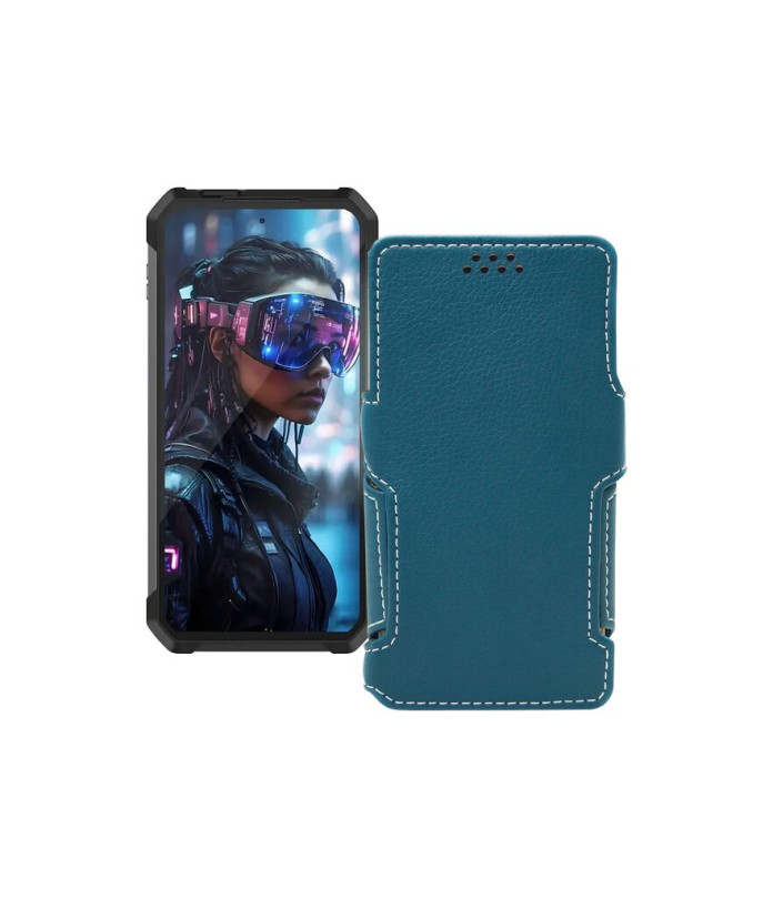 Чохол-книжка з екошкіри для телефону Unihertz Tank 4