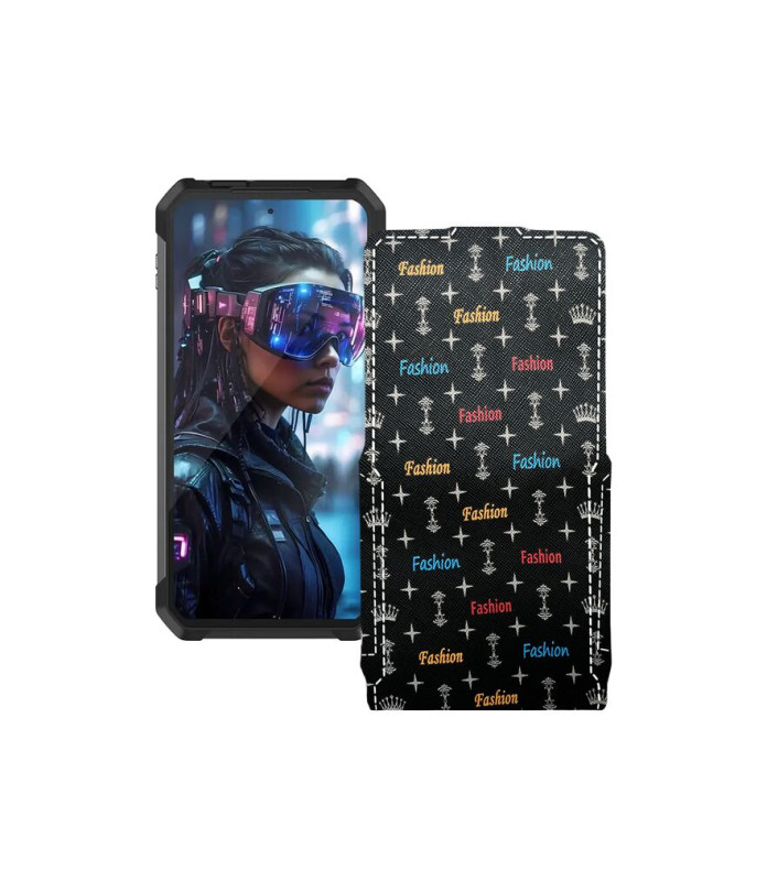 Чохол-флип з екошкіри для телефону Unihertz Tank 4