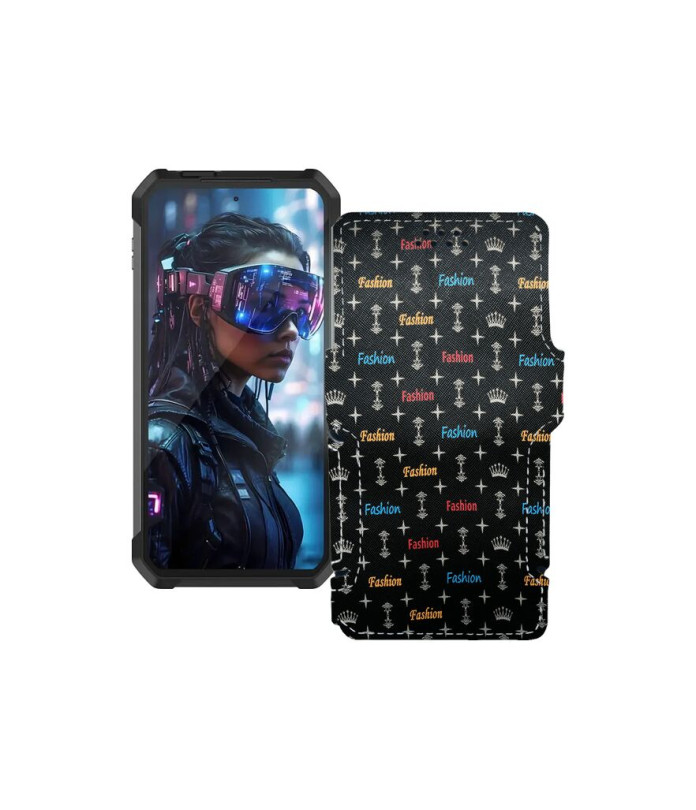 Чохол-книжка з екошкіри для телефону Unihertz Tank 4