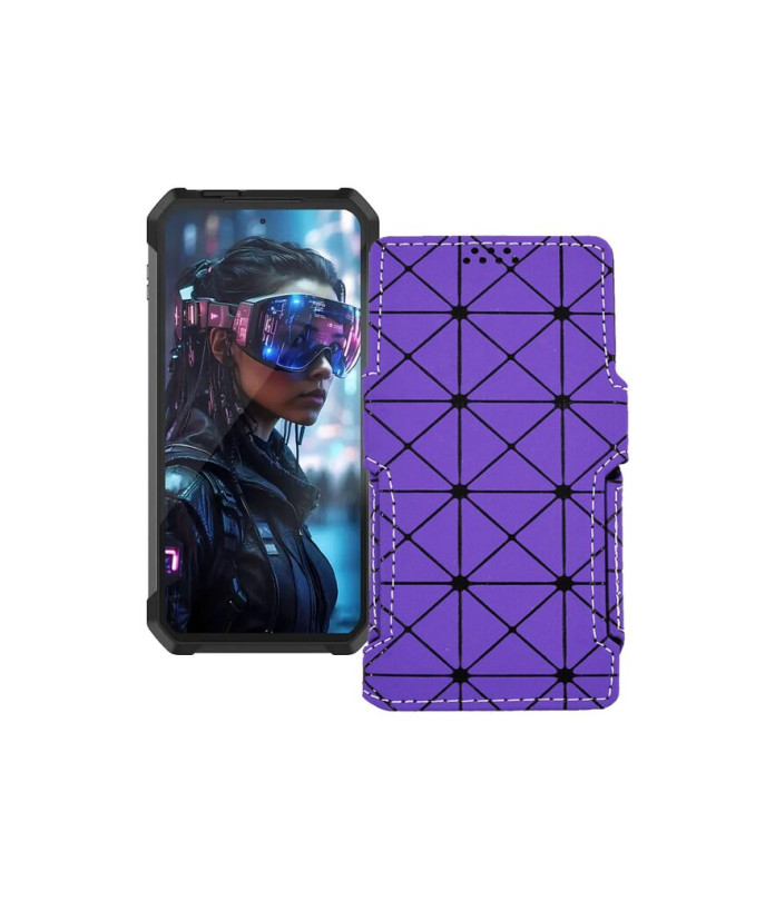 Чохол-книжка з екошкіри для телефону Unihertz Tank 4