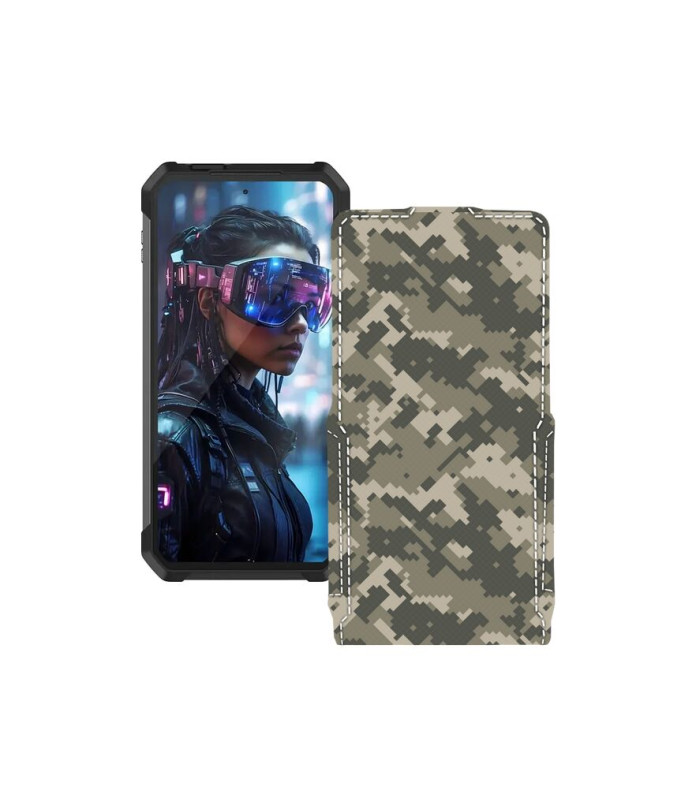 Чохол-флип з екошкіри для телефону Unihertz Tank 4