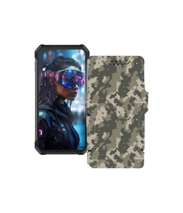 Чохол-книжка з екошкіри для телефону Unihertz Tank 4