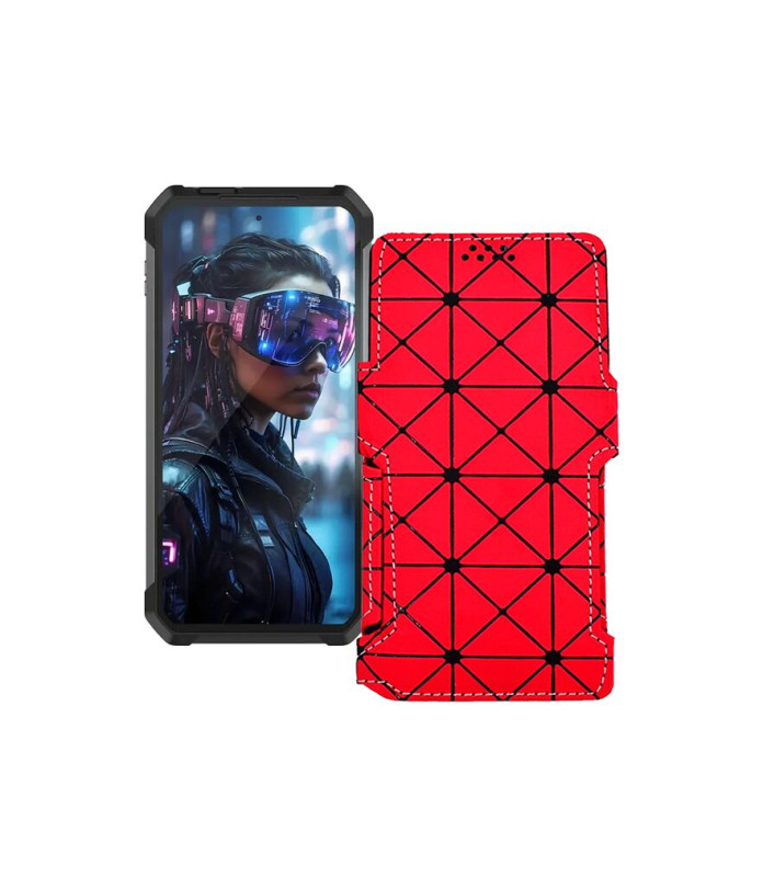 Чохол-книжка з екошкіри для телефону Unihertz Tank 4