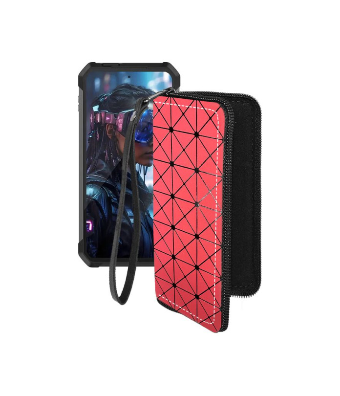 Чохол-гаманець з екошкіри для телефону Unihertz Tank 4