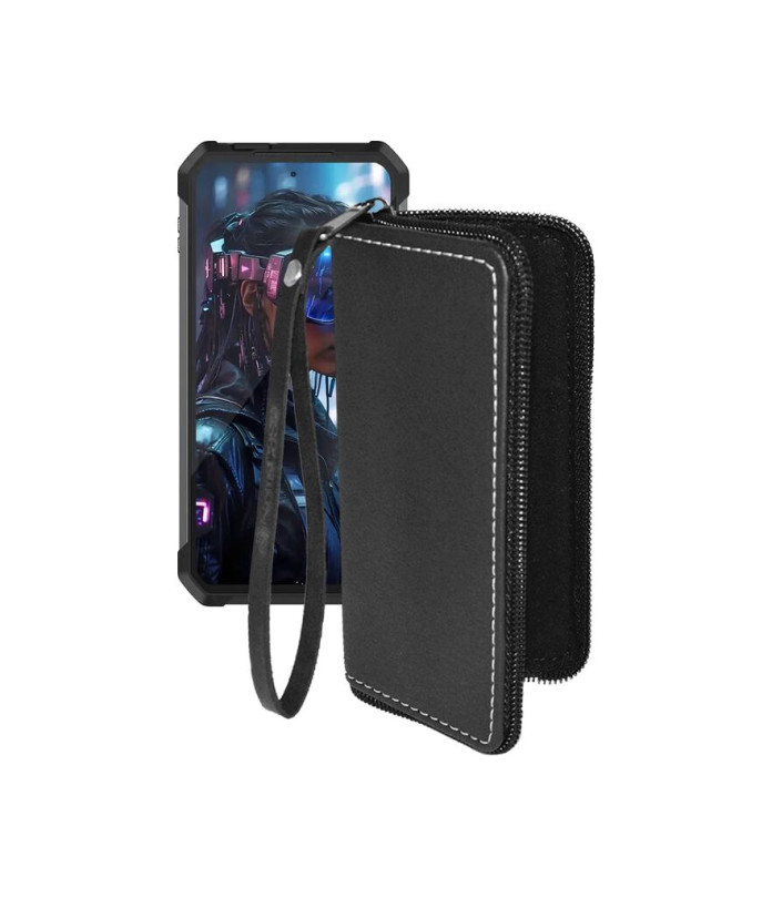 Чохол-гаманець з екошкіри для телефону Unihertz Tank 4