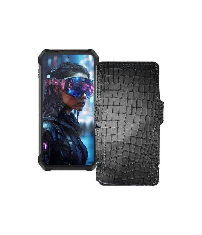 Чохол-книжка з екошкіри для телефону Unihertz Tank 4