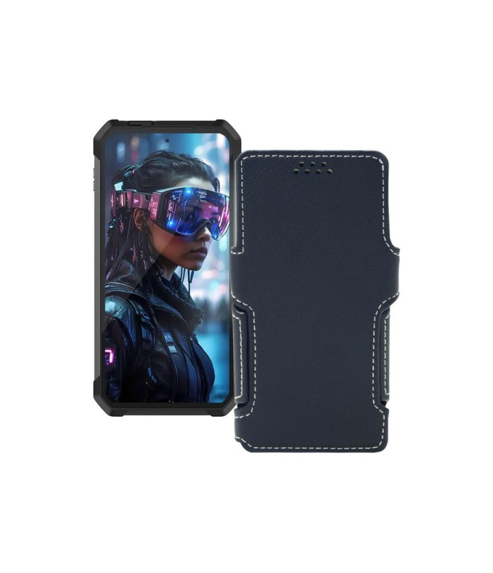Чохол-книжка з екошкіри для телефону Unihertz Tank 4